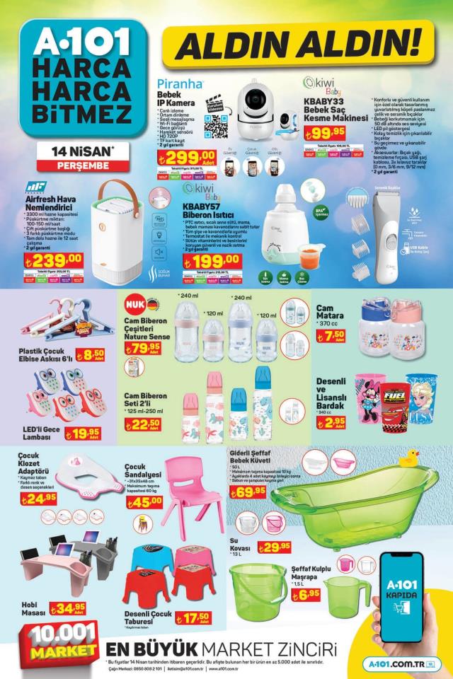 A101 aktüel ürünler kataloğu! 12 Nisan A101 bu hafta katalog ürünleri neler? A101'e gelecek ürünler ve A101 fiyat listesi!