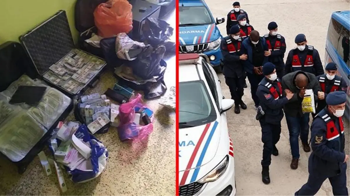 Çiftçiyi dolandıran Kamerun ve Ugandalı şüphelilerden sahte 6 milyon dolar ve 2 milyon euro çıktı