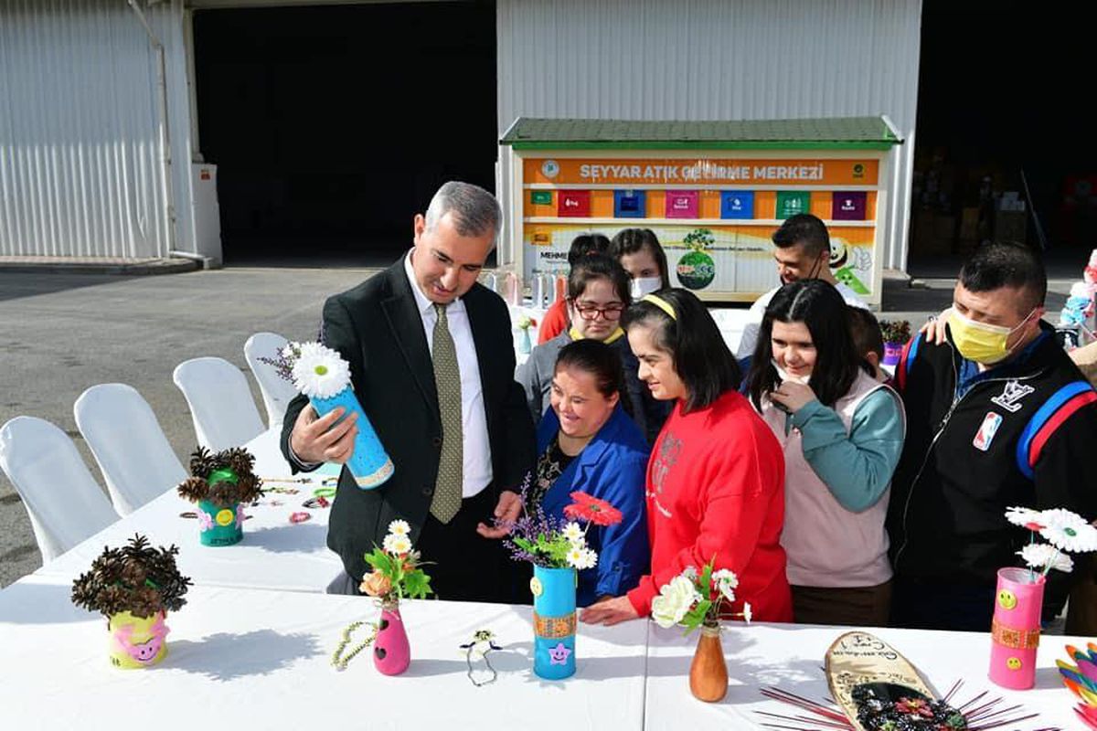 Down sendromlu çocuklardan, doğanın korunması noktasında örnek bir çalışma