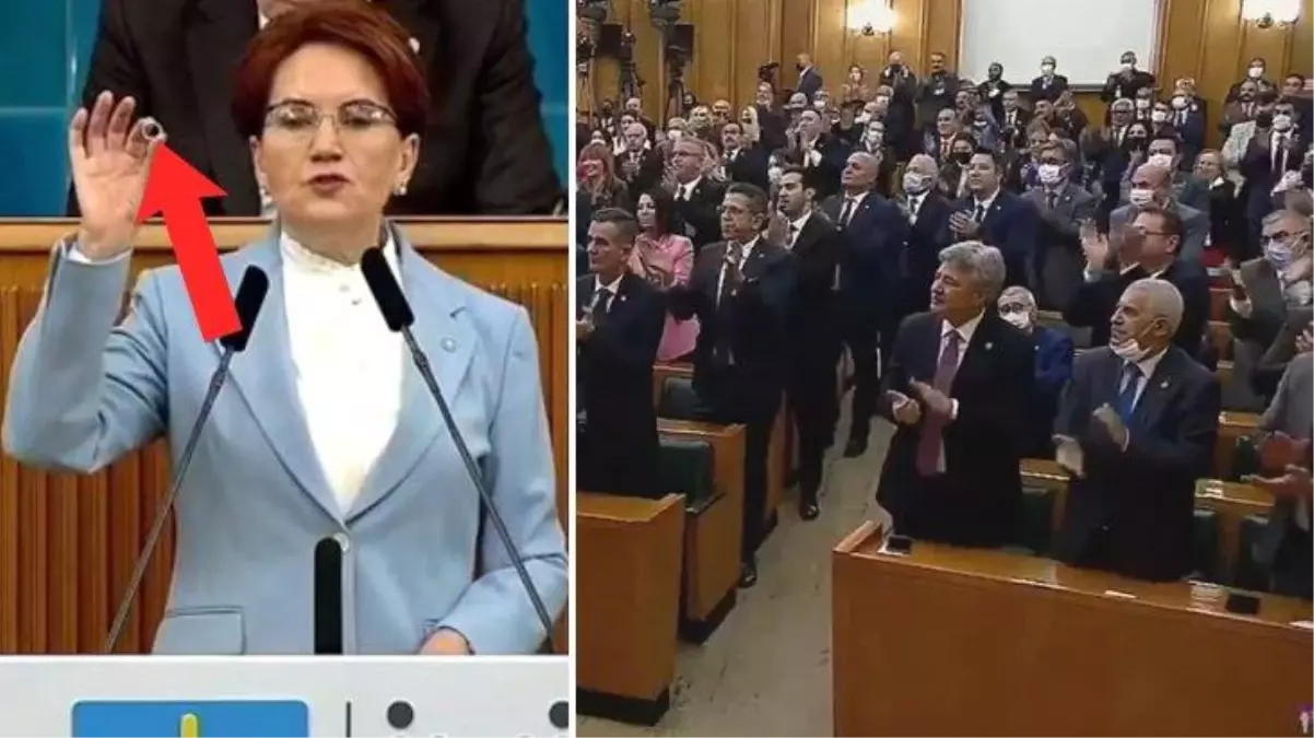 Akşener'den 'yüzüklü' muhalefet! Sözleri salondaki partililer tarafından ayakta alkışlandı