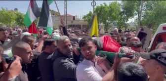 Son dakika haber | Batı Şeria'da İsrail güçleri tarafından öldürülen Filistinlinin cenaze töreni