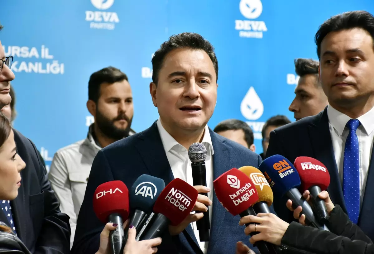 DEVA Partisi Genel Başkanı Babacan Bursa'da iftar programında konuştu