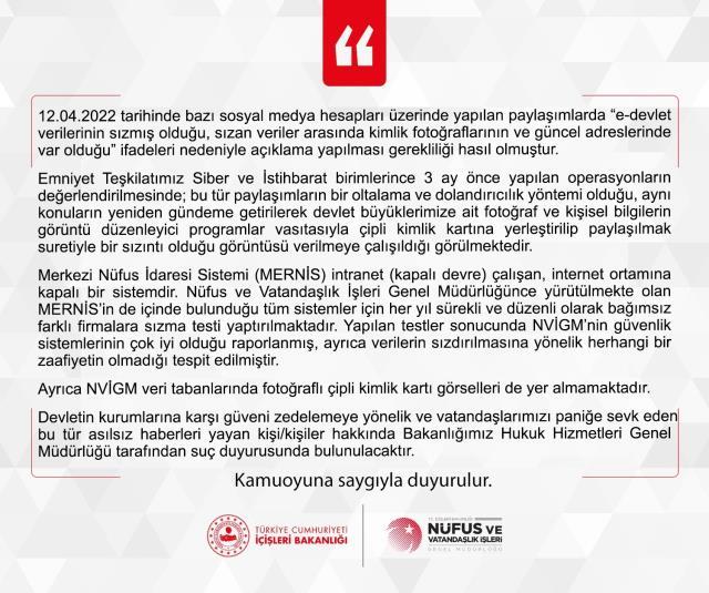 Milyonlarca vatandaşın kişisel verileri tehlikede mi? e-Devlet ve e-Nabız'ın hacklendiği iddia edildi