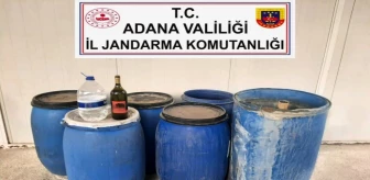 Adana'da sahte içki üretilen eve operasyon