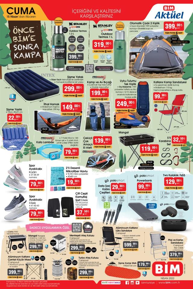 BİM aktüel ürünler kataloğu yayınlandı! 15 Nisan Cuma BİM bu hafta katalog ürünleri neler? BİM'e gelecek ürünler ve BİM fiyat listesi!