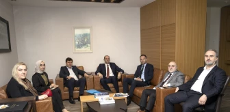 Bosna Bank International yöneticileri, Saraybosna İş Forumu öncesi TKBB'yi ziyaret etti