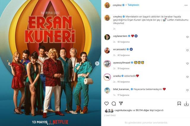 Cem Yılmaz'ın merakla beklenen Erşan Kuneri dizisi 13 Mayıs'ta yayınlanacak Cem Yılmaz'ın merakla beklenen Erşan Kuneri dizisi 13 Mayıs'ta yayınlanacak