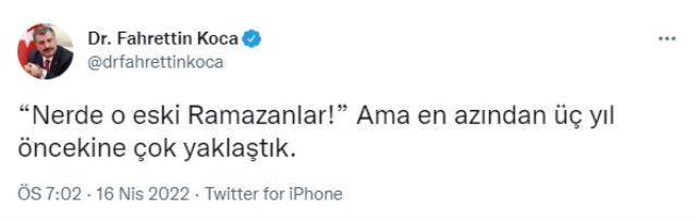 Bakan Koca'dan maske zorunluluğunun konuşulacağı Bilim Kurulu toplantısı öncesi 'eski normal' mesajı Bakan Koca'dan maske zorunluluğunun konuşulacağı Bilim Kurulu toplantısı öncesi 'eski normal' mesajı