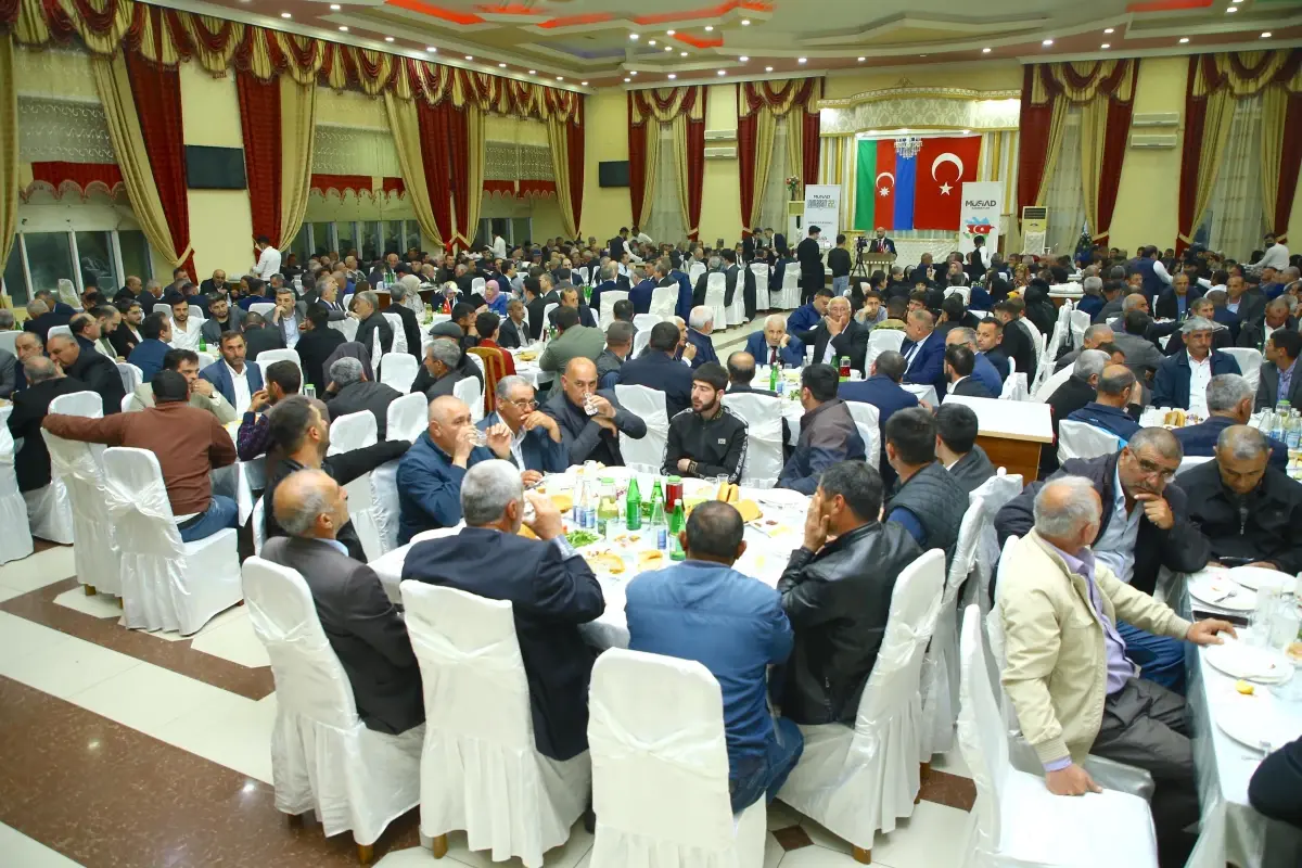 Son dakika haberi! MÜSİAD'dan Azerbaycan'daki Ahıska Türkleri ve şehit aileleri için iftar programı