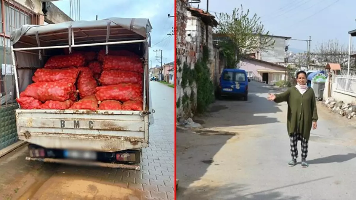 Patates hırsızları kameraya takıldı! 2 ton ürün böyle kaçırıldı