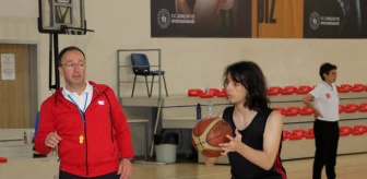 Zonguldak'ta genç basketbolcular 'şut kampı'nda atışlarını geliştirdi