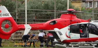 112 hava ambulansı menenjit hastası için havalandı
