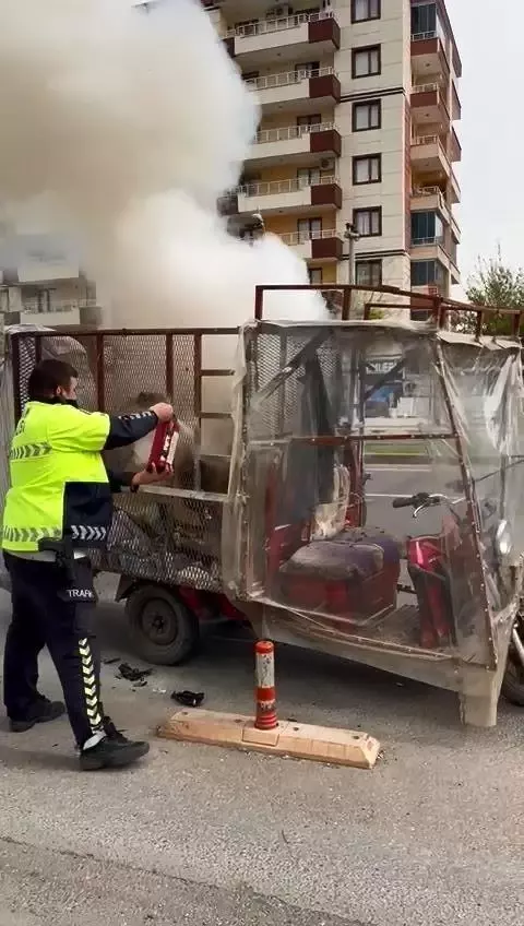 Son dakika haber | Kesilen cezaya kızdı, ekmek teknesini ateşe verdi
