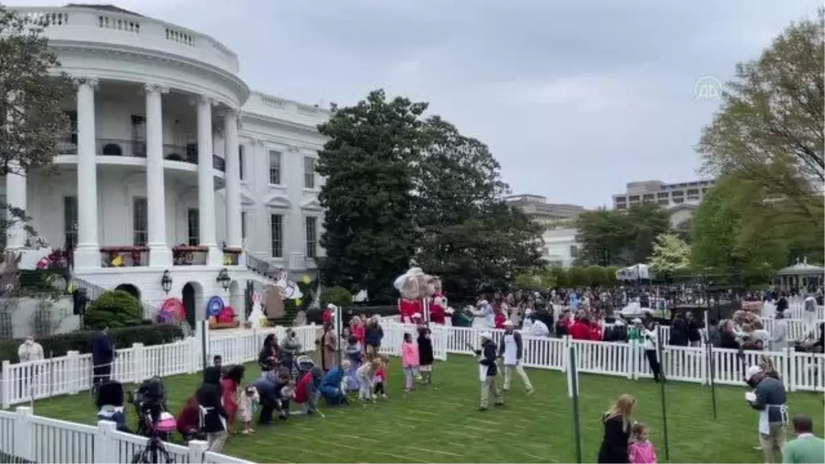WASHINGTON - Biden, Beyaz Saray'da Paskalya dolayısıyla çocuklarla yumurta yuvarladı (3)