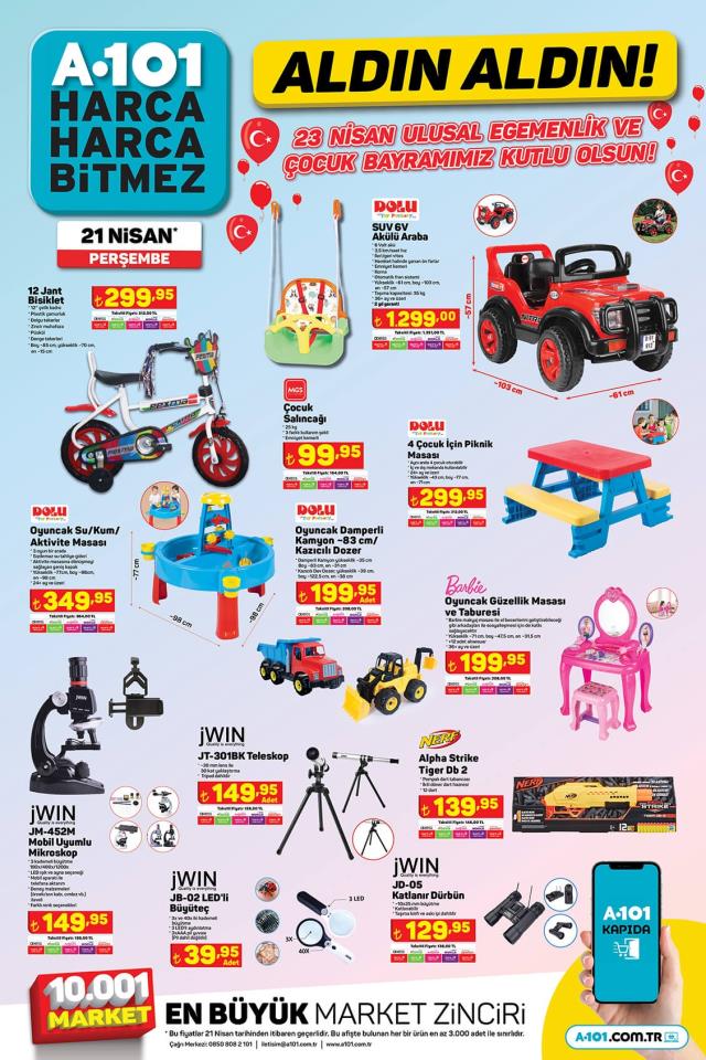 A101 aktüel ürünler kataloğu! 21 Nisan A101 bu hafta katalog ürünleri neler? A101'e gelecek ürünler ve A101 fiyat listesi!
