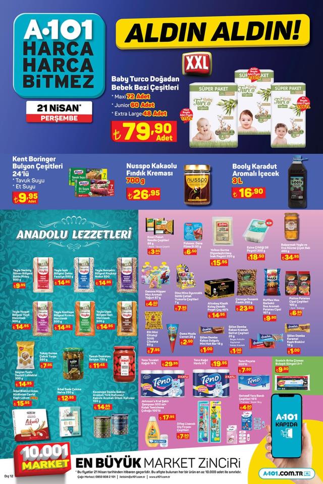 A101 aktüel ürünler kataloğu! 21 Nisan A101 bu hafta katalog ürünleri neler? A101'e gelecek ürünler ve A101 fiyat listesi!