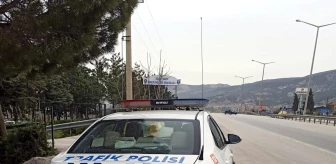 Burdur'da radarla trafik hız denetimleri yapıldı