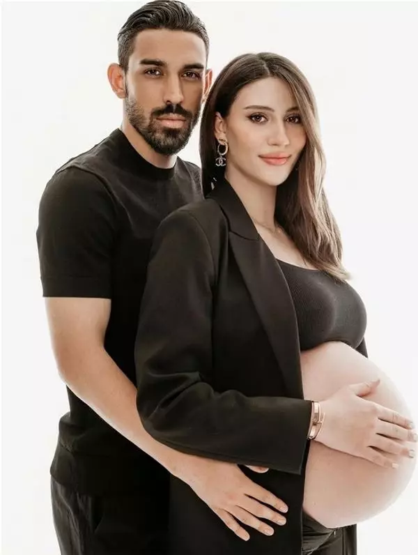 Doğum için gün sayıyor! Fenerbahçeli İrfan Can'ın eşinden hamilelik pozları