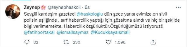 İbrahim Haskoloğlu'nun gözaltına alınmasına yayıncılarından tepki geldi İbrahim Haskoloğlu'nun gözaltına alınmasına yayıncılarından tepki geldi