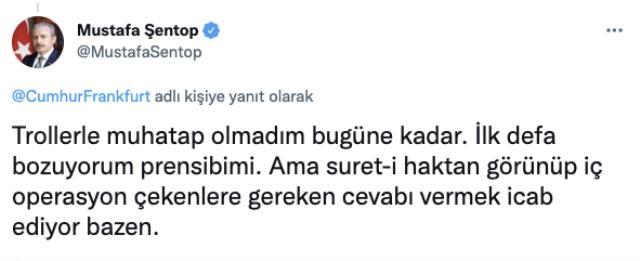 TBMM Başkanı Şentop 'Arkadaşa temiz don lazım' paylaşımına sinirlenip, kendini tutamadı