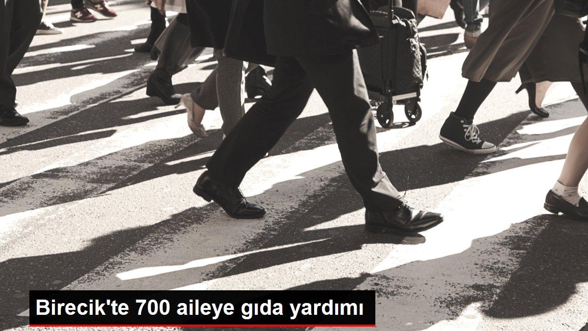 Birecik'te 700 aileye gıda yardımı