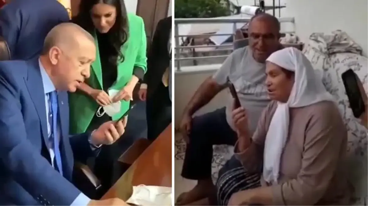 Cumhurbaşkanı Erdoğan, kanser hastası kadının isteğini yerine getirdi