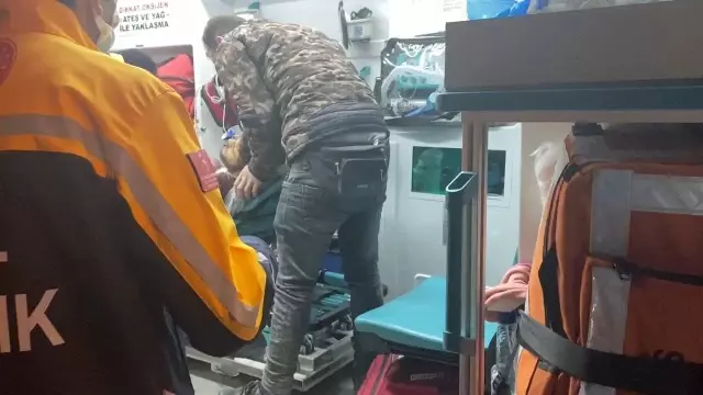 Kontağın çevrilmesiyle transit bir anda patlayıp alev topuna döndü: 1 yaralı