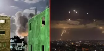 İsrail savaş uçakları Gazze'de iki noktaya saldırı düzenledi