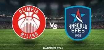 Olimpia Milano - Anadolu Efes Spor Kulübü maçı ne zaman, saat kaçta, hangi kanalda? Olimpia Milano - Anadolu Efes Spor Kulübü maçı şifresiz mi?