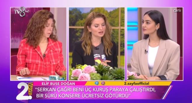 Samsak Döveci polemiğinde yeni perde! Elif Buse Doğan iddialara canlı yayında cevap verdi: Serkan Çağrı beni tehdit etti Samsak Döveci polemiğinde yeni perde! Elif Buse Doğan iddialara canlı yayında cevap verdi: Serkan Çağrı beni tehdit etti