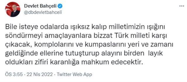 Bahçeli'den Kılıçdaroğlu'na sert tepki Bahçeli'den Kılıçdaroğlu'na sert tepki