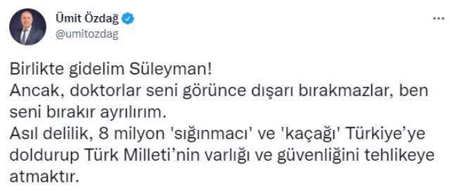 İçişleri Bakanı Soylu isim vermeden Özdağ'ı hedef aldı: Tımarhanede olması gereken adam İçişleri Bakanı Soylu isim vermeden Özdağ'ı hedef aldı: Tımarhanede olması gereken adam