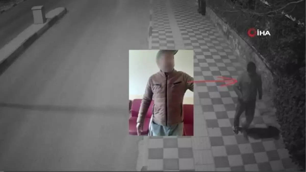 İnşaatlardan hırsızlık yapan şahsı mont ve ayakkabısının rengi ele verdi