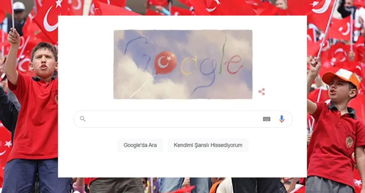 23 Nisan'da ne oldu? 23 Nisan Ulusal Egemenlik ve Çocuk Bayramı Doodle Ekranına Taşındı!