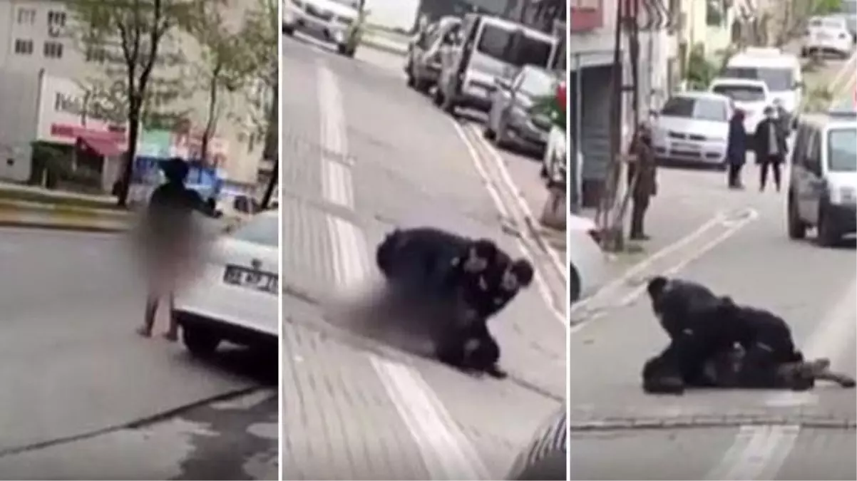 Pantolonunu çıkarıp bir anda yola fırladı, sürücüler ne yapacaklarına karar veremedi