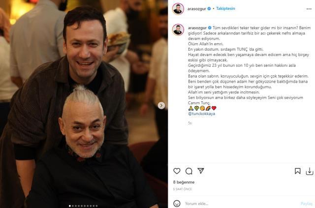 Tunç Kökkaya'nın ani ölümü sanat dünyasını yasa boğdu Tunç Kökkaya'nın ani ölümü sanat dünyasını yasa boğdu