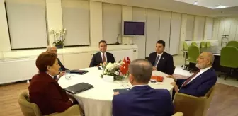 Altı liderin üçüncü buluşmasından ilk kareler geldi! İki detay büyük dikkat çekti
