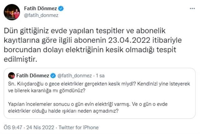 Bakan Dönmez 'Gittiği evde elektrik var' dedi, Kılıçdaroğlu ev sahibinin videosunu paylaştı: Elektriğim dün geldi