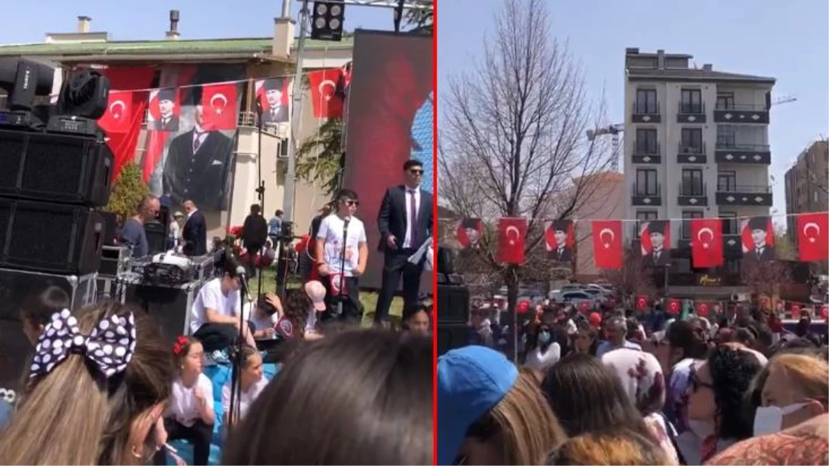 Kırşehir'deki 23 Nisan kutlamalarında çalınan Arapça şarkı tartışma yarattı! Valilik'ten açıklama geldi