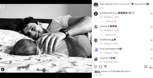 Taner Ölmez'den Kızı Zeynep'le İlk Paylaşım