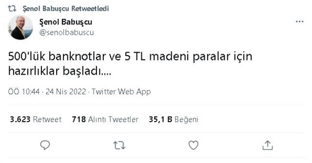 500 tl banknot mu çıkacak, ne zaman çıkıyor 2022? 500 TL banknotun arkasında kimin resmi olacak, açıklandı mı?