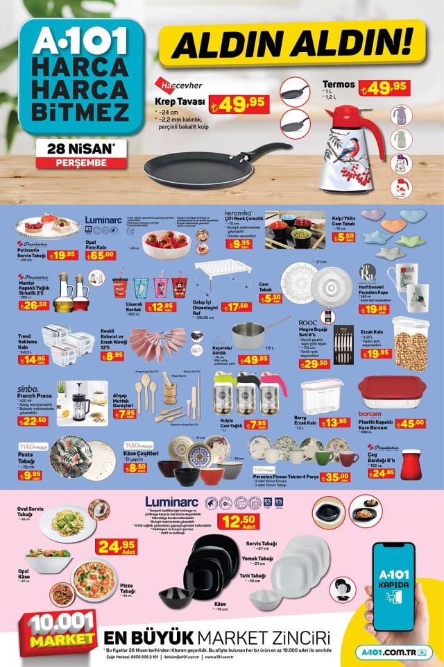 A101 aktüel ürünler kataloğu! 25 Nisan A101 bu hafta katalog ürünleri neler? A101'e gelecek ürünler ve A101 fiyat listesi... A101 aktüel ürünler kataloğu! 25 Nisan A101 bu hafta katalog ürünleri neler? A101'e gelecek ürünler ve A101 fiyat listesi...