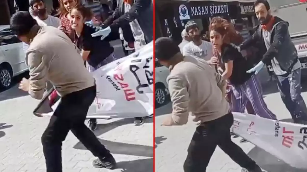 Manavla kavga eden kadın, akrabalarını da toplayıp geldi! Ortalık savaş alanına döndü