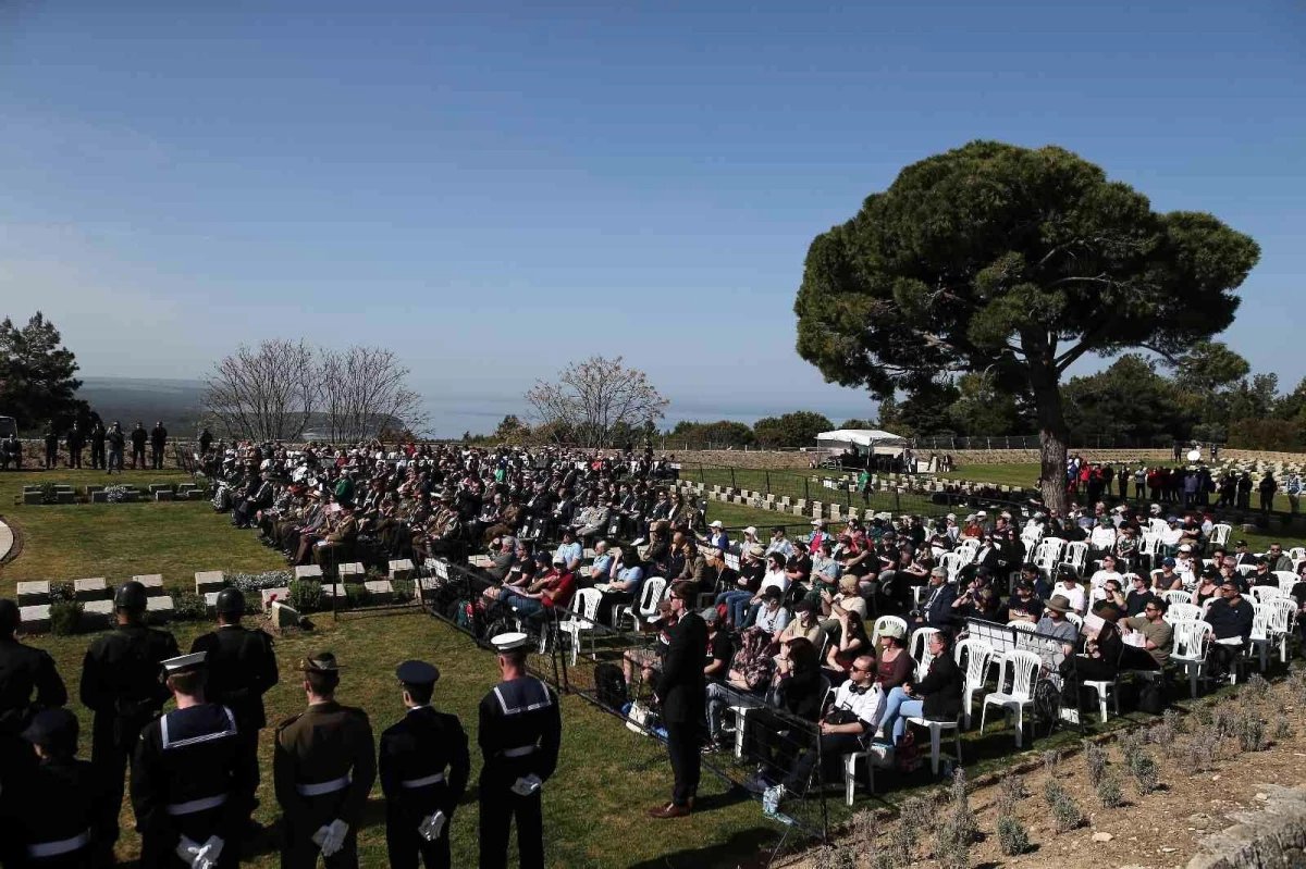 Çanakkale Kara Savaşları'nın yıl dönümünde Lone Pine Anıtı'nda anma töreni düzenlendi