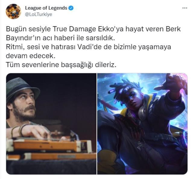 League of Legends'ta True Damage Ekko'ya hayat veren Beta Berk Bayındır hayatını kaybetti