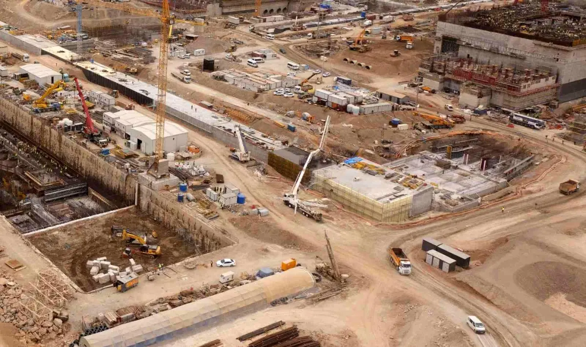 Akkuyu NGS'nin kıyı tesislerinin inşasında bir aşama daha tamamlandı