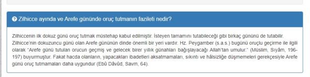 Arefe günü oruç tutulur mu? Diyanete göre arefe günü oruç tutmak sevap mı?
