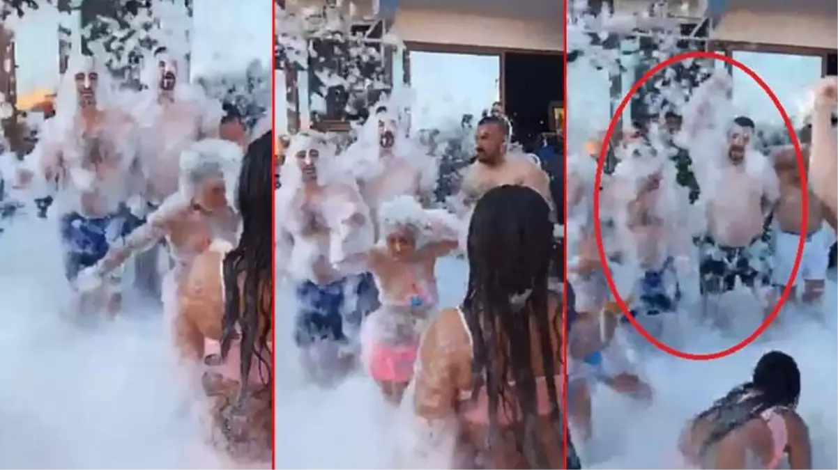 Lüks villalar kiralayıp köpük partisi veren uyuşturucu baronlarına şok baskın! Fena yakalandılar