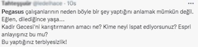Pegasus çalışanları olduğu iddia edilen grup alkol masasına Kadir Gecesi'ne dil uzattı! Tepki yağıyor