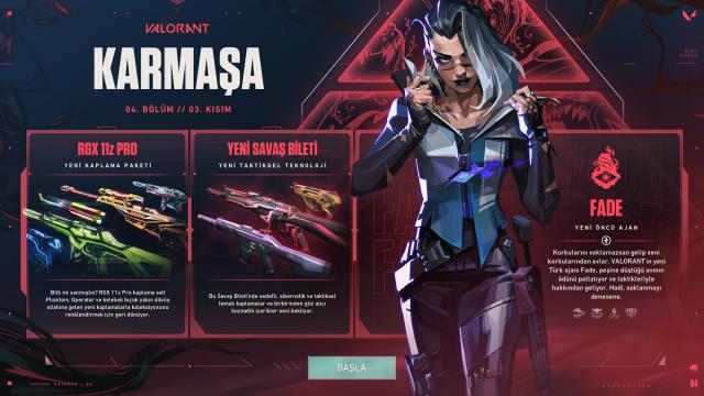 Valorant 4.08 yama notları paylaşıldı! FADE ve yeni Battle Pass geldi